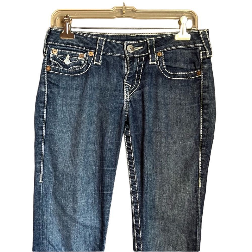 True religion low rise skinny jeans. Size 27‎ - Picture 2 of 12